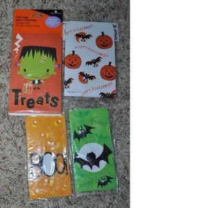 Halloween Treat Bags 60 Paper Bags Candy Cookies Party Favors sz 4"x6" PMG